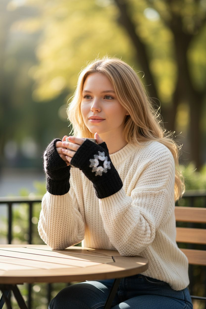 Cozy Granny Square Gloves