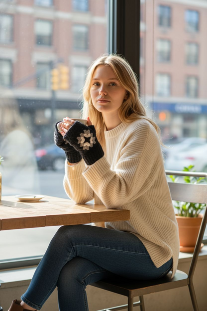 Cozy Granny Square Gloves