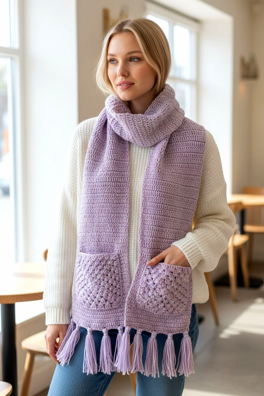 Cozy Pocket Mufflar❄️🧣