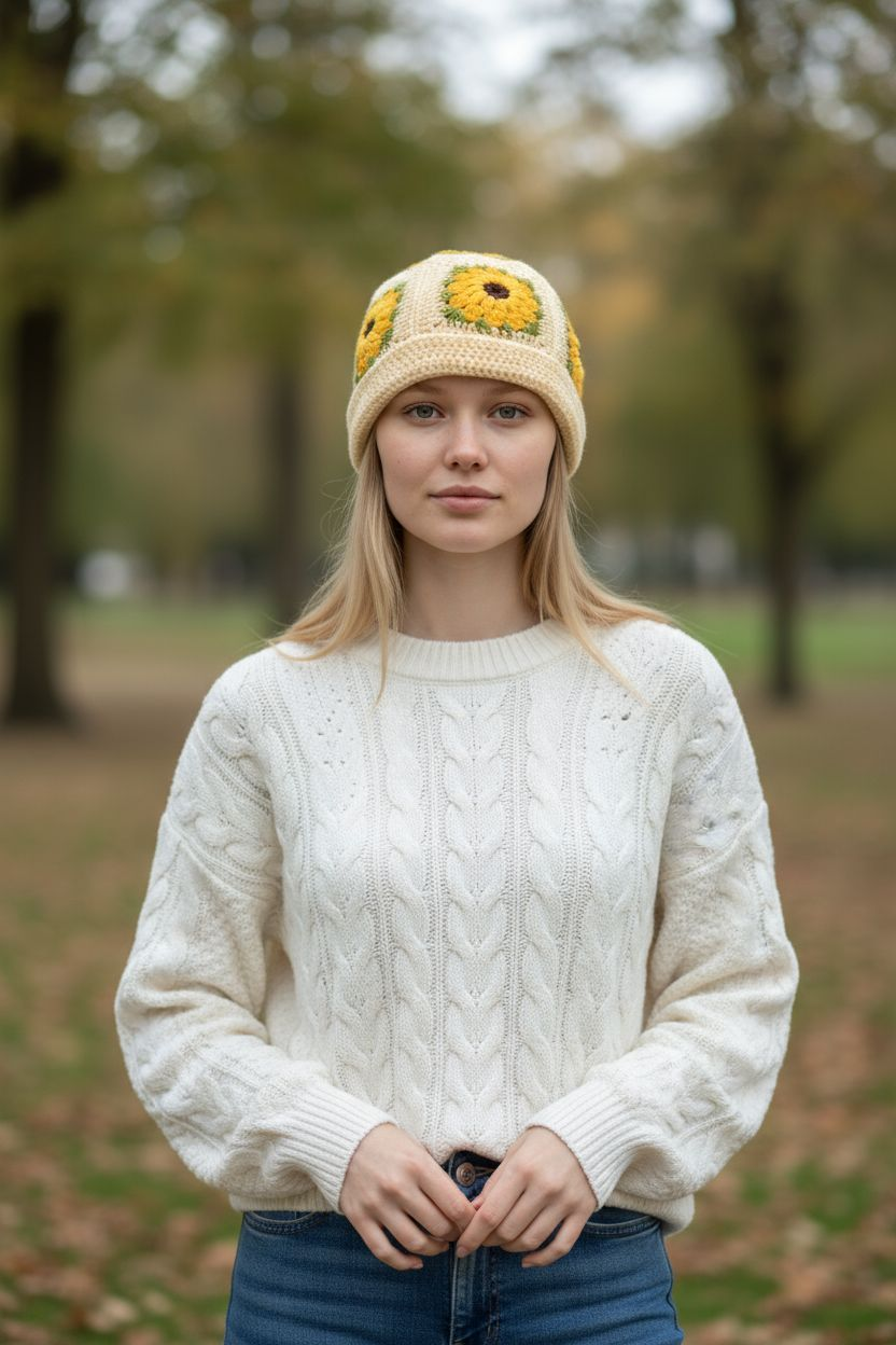 Cozy Granny Square Cap ❄️