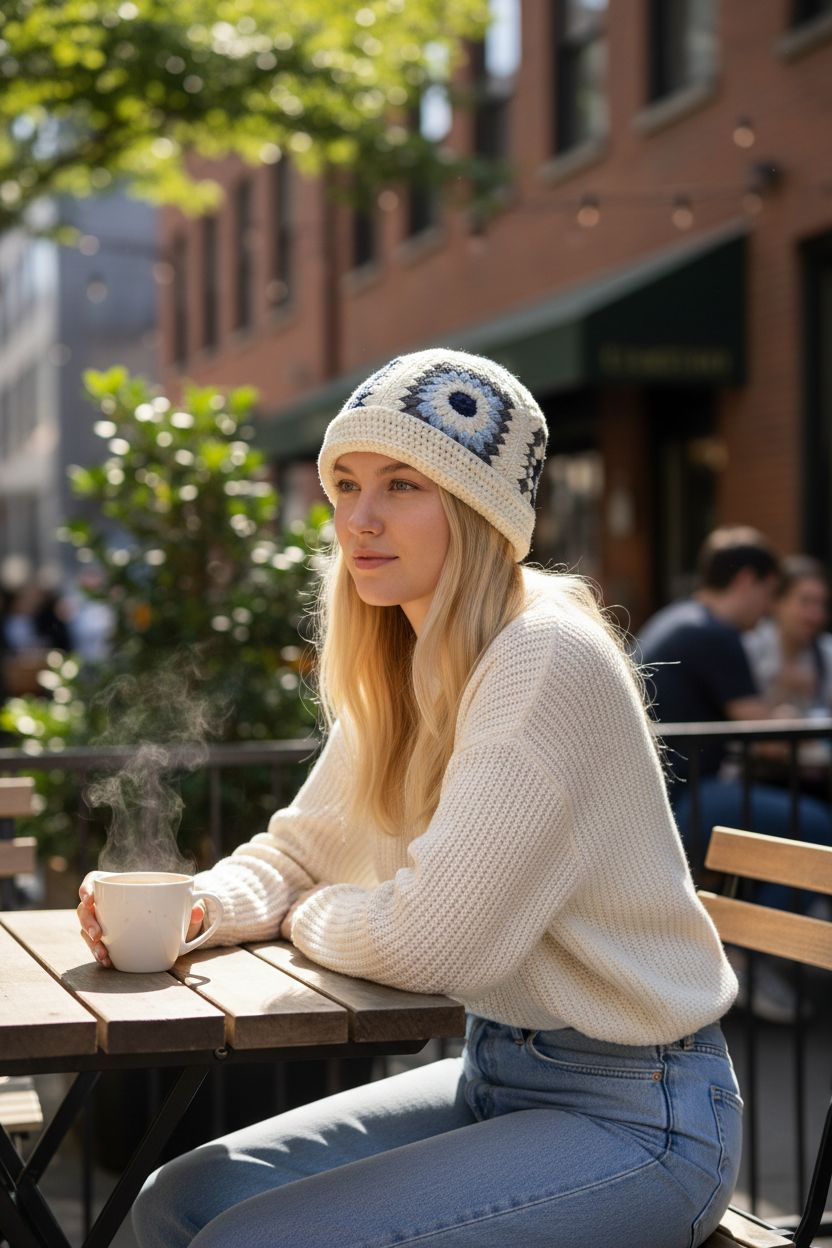 Cozy Granny Square Cap ❄️