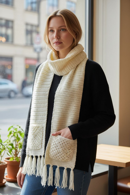 Cozy Pocket Mufflar❄️🧣