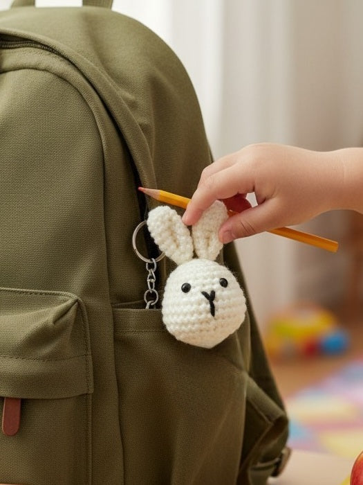 Crochet Bunny Keychain & Bagcharm