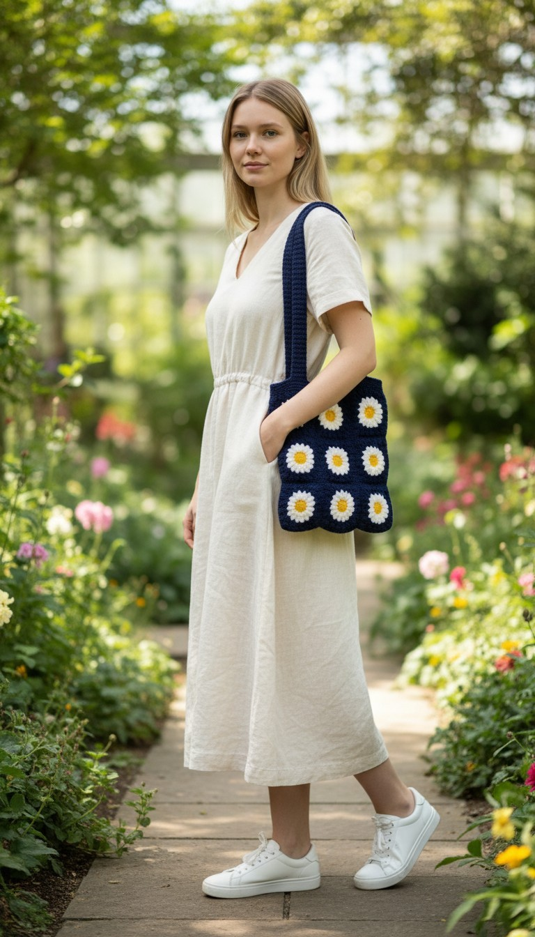 Pinteresty Crochet Tote Bag
