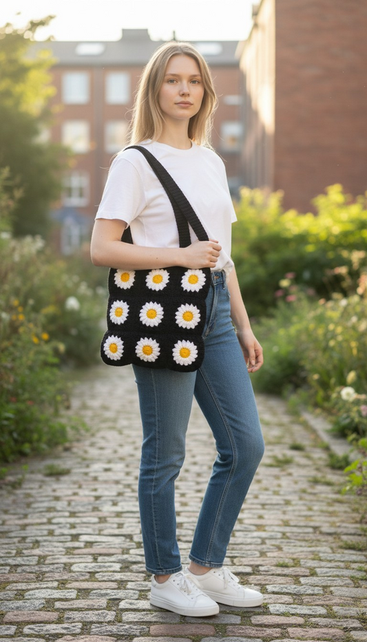 Pinteresty Crochet Tote Bag