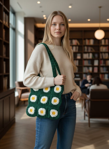 Pinteresty Crochet Tote Bag