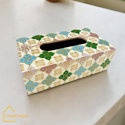 Premium Wooden Tissue Box