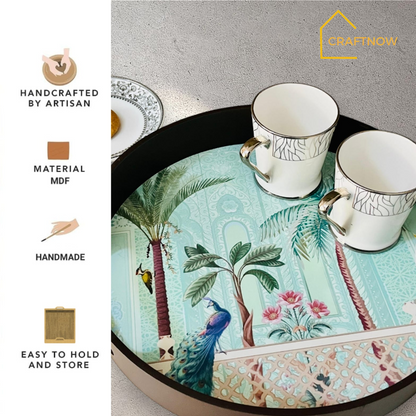 Premium Wooden Round Tray