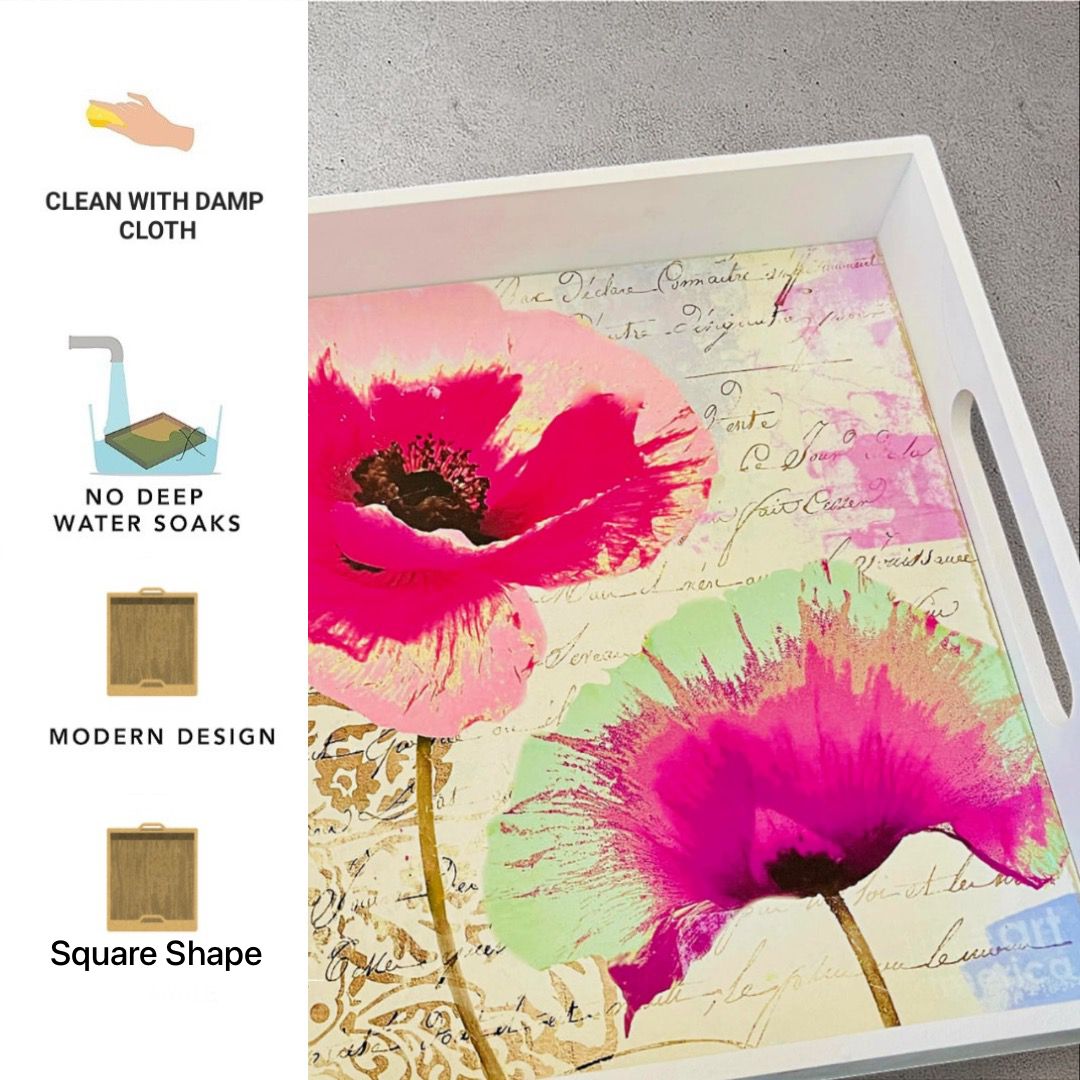 Premium Wooden Square Tray