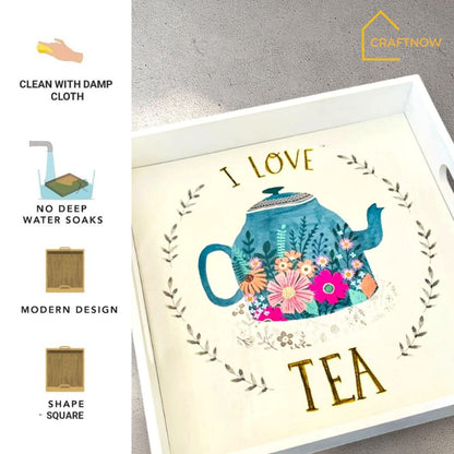 Premium Wooden Square Tray