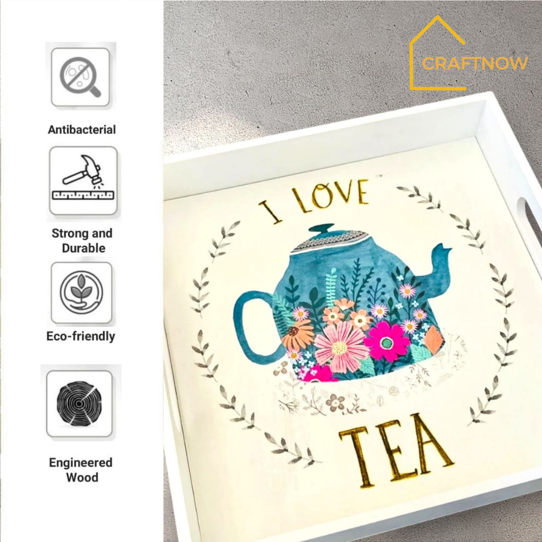 Premium Wooden Square Tray