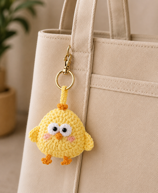 Crochet Chick Bagcharm 🐥