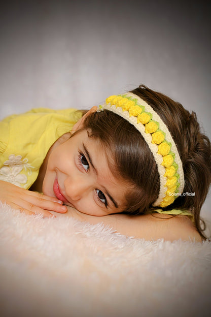 Crochet Tulip Hairband