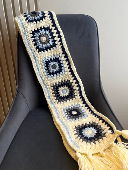 Cozy Granny Square Mufflar❄️🧣