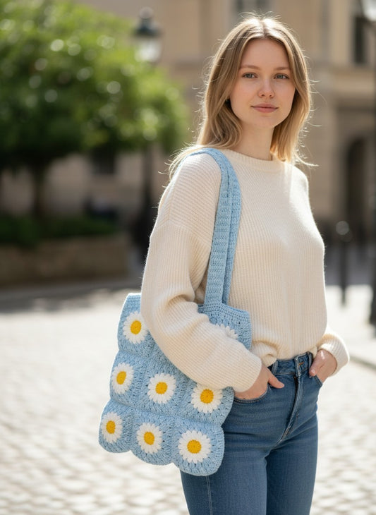 Pinteresty Crochet Tote Bag
