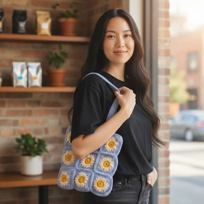 Pinteresty Crochet Tote Bag