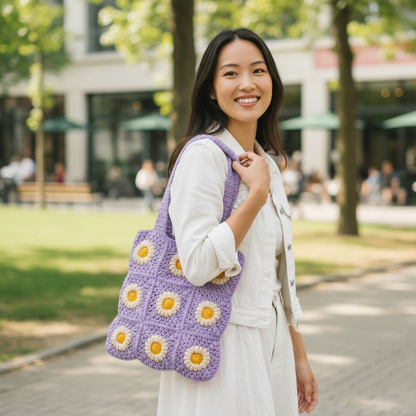 Pinteresty Crochet Tote Bag