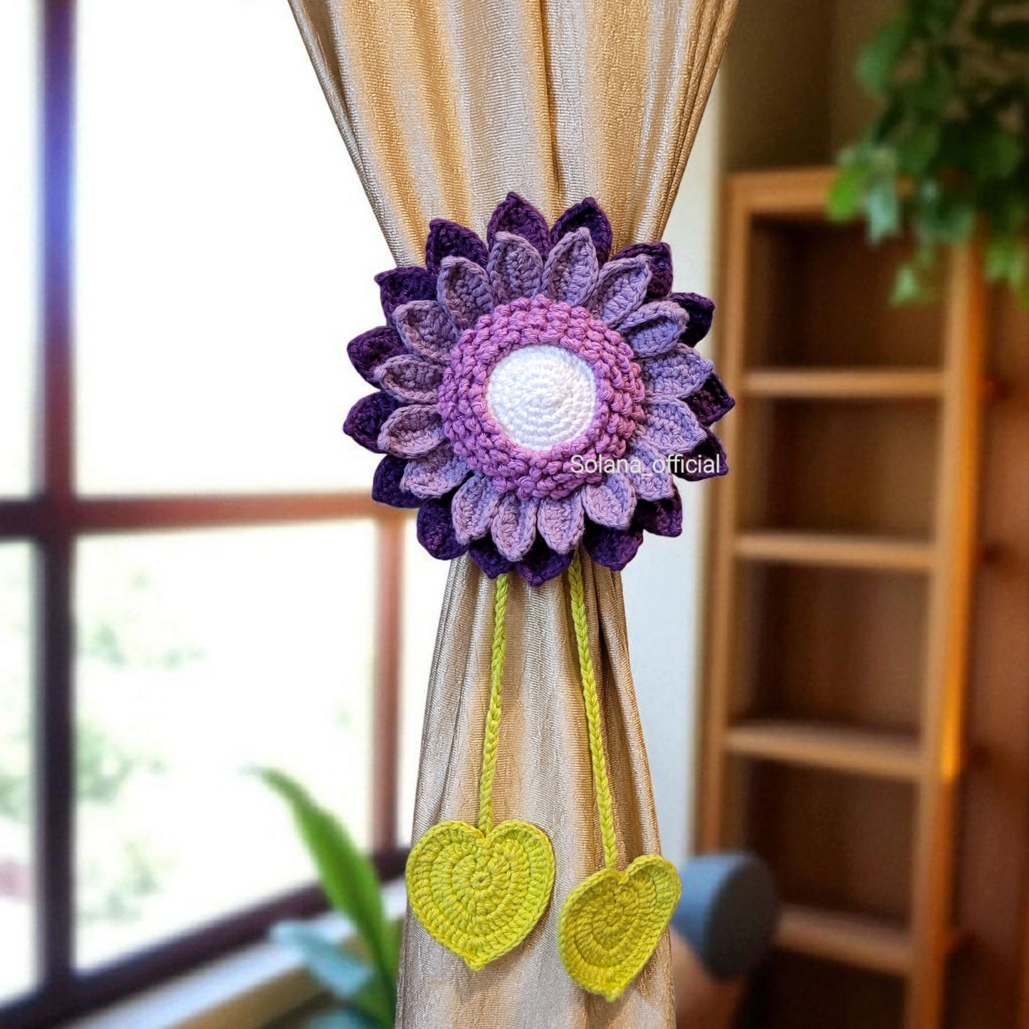 Crochet Curtains Tie 🌸