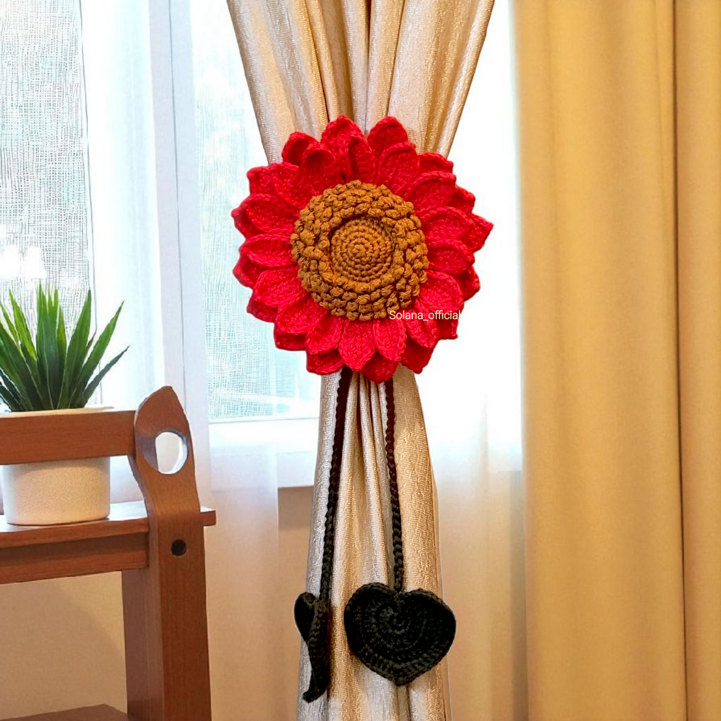 Crochet Curtains Tie 🌸