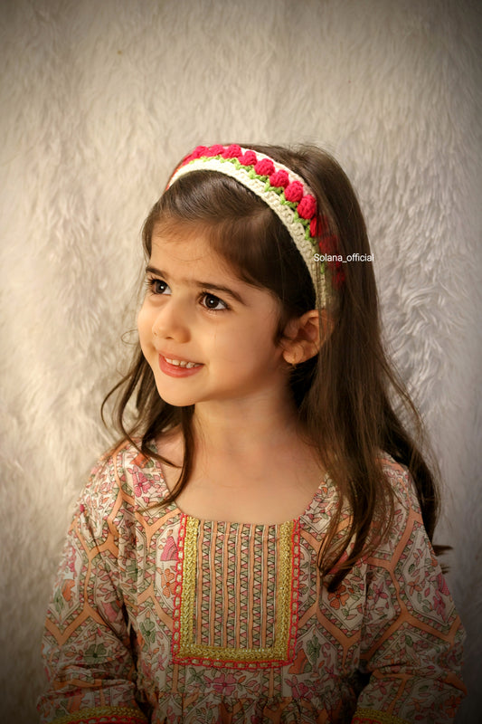 Crochet Tulip Hairband